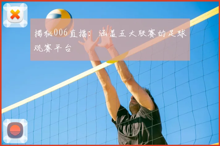 揭秘006直播：涵盖五大联赛的足球观赛平台